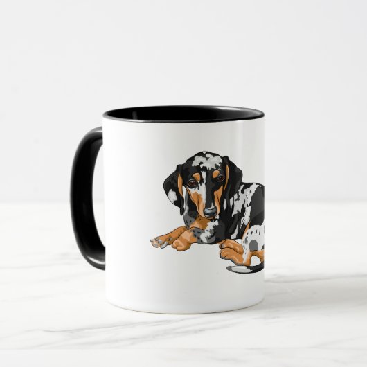 Tasse der Dackel (Vorderseite Links)