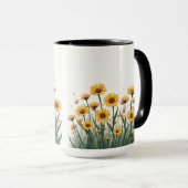 Tasse der daisy-Blume (VorderseiteRechts)