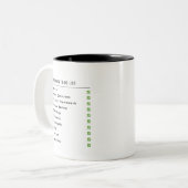 Tasse der Dissertation (Vorderseite Links)