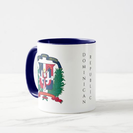 Tasse der Dominikanischen Republik (Vorderseite Links)
