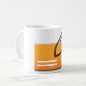 Tasse der E-Mail-Attachment-Karte (Vorderseite Links)