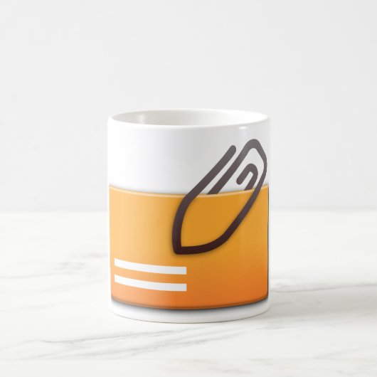 Tasse der E-Mail-Attachment-Karte (Mittel)