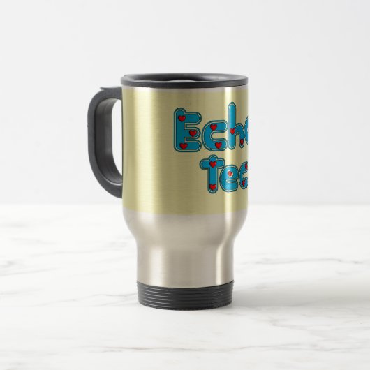 Tasse der Echotech-Geschenk-(Herzecho-Techniker) (Vorderseite Links)