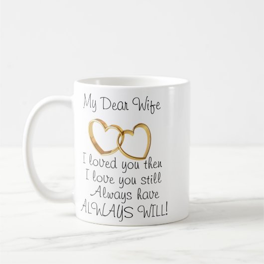 Tasse der Ehefrau - Geschenk für Ehefrau (Links)