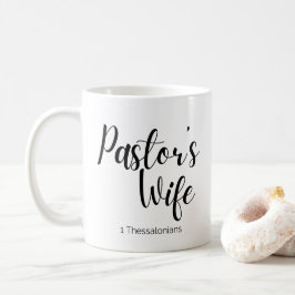 Tasse der Ehefrau Pastor