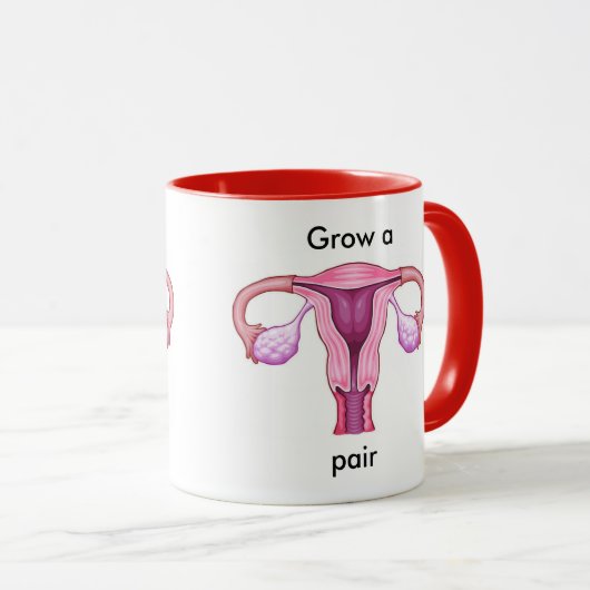 Tasse der Eierstöcke (VorderseiteRechts)