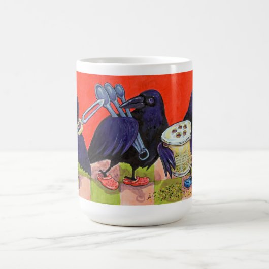 Tasse der einheimischen Krähen (Mittel)