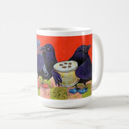 Tasse der einheimischen Krähen (VorderseiteRechts)