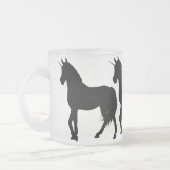 Tasse der Einhorn-Silhouette (Links)
