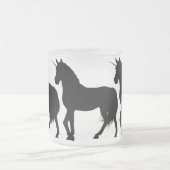 Tasse der Einhorn-Silhouette (Mittel)