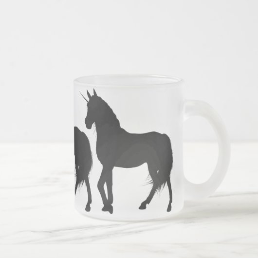 Tasse der Einhorn-Silhouette (Rechts)
