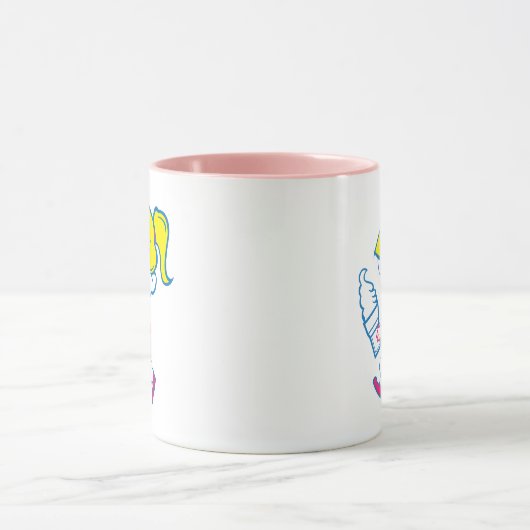 Tasse der Eiscreme (Zentrum)