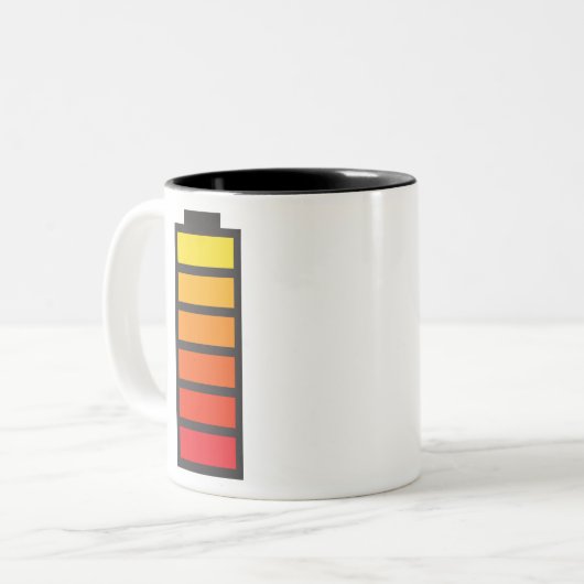 Tasse der Energieaufladung (Vorderseite Links)