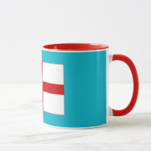 Tasse der englischen Flagge