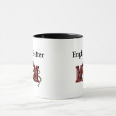 Tasse der englischen Setter-Mama (Zentrum)