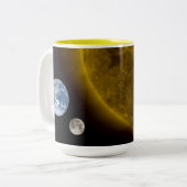 Tasse der Erde und der Sonne (Vorderseite Links)