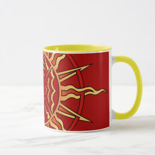 Tasse der ersten UN-Sonnenkaffee-Urbanität