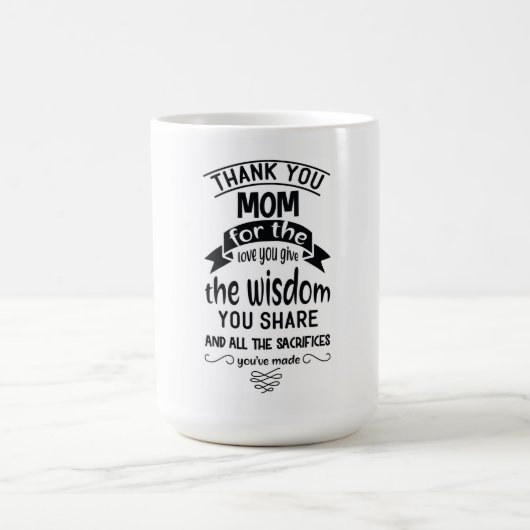 Tasse der ewigen Liebe der Mama (Mittel)
