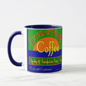 Tasse der Excelorator Coffee Retro Label (Links)