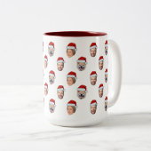 Tasse der Familie, Weihnachtsmannmütze Gesicht 3 F (VorderseiteRechts)