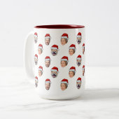 Tasse der Familie, Weihnachtsmannmütze Gesicht 3 F (Vorderseite Links)