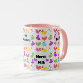 Tasse der farbenfrohen Enten (VorderseiteRechts)