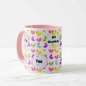 Tasse der farbenfrohen Enten (Vorderseite Links)