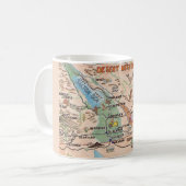 Tasse der farbenfrohen Wüstentiere (Vorderseite Links)