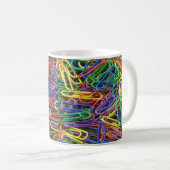 Tasse der farbigen Paperclips (VorderseiteRechts)