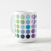 Tasse der farbigen Punkte (Vorderseite Links)