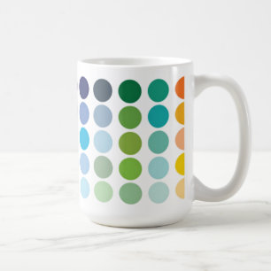 Tasse der farbigen Punkte