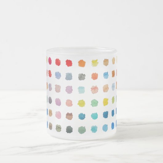Tasse der farbigen Punkte - Pastellpunkte (Mittel)