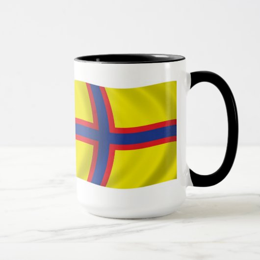 Tasse der finnischen Flagge (Rechts)