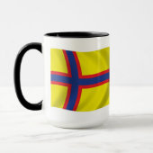 Tasse der finnischen Flagge (Links)