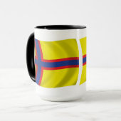Tasse der finnischen Flagge (Vorderseite Links)