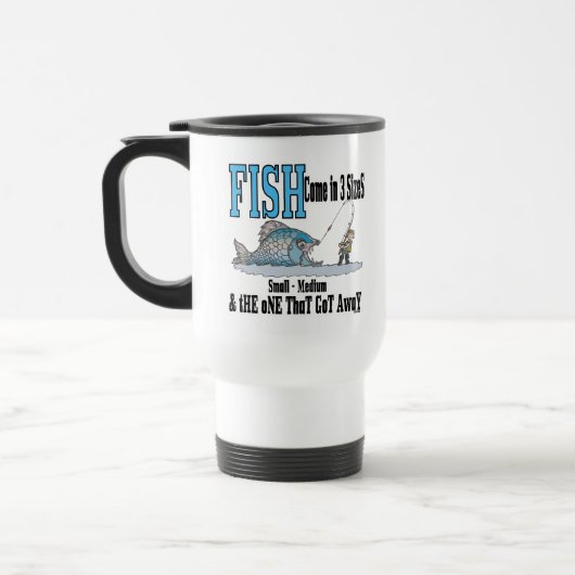 Tasse der Fischerei Spaß Fischerei 3 Fanggrößen (Links)