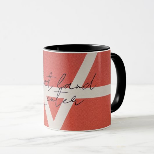 Tasse der flachen Bodenmitte (VorderseiteRechts)