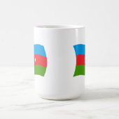 Tasse der Flagge Aserbaidschans (Mittel)