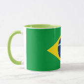 Tasse der Flagge Brasiliens (Links)