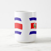 Tasse der Flagge Costa Ricas (Mittel)