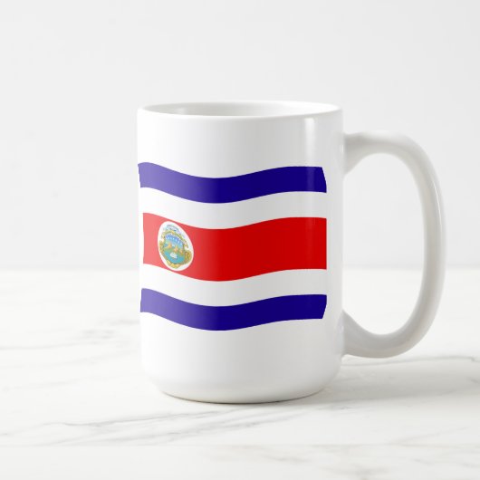 Tasse der Flagge Costa Ricas (Rechts)