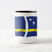 Tasse der Flagge Curacao (Mittel)
