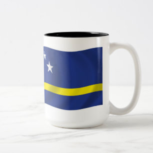 Tasse der Flagge Curacao