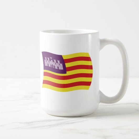 Tasse der Flagge der Balearen (Rechts)