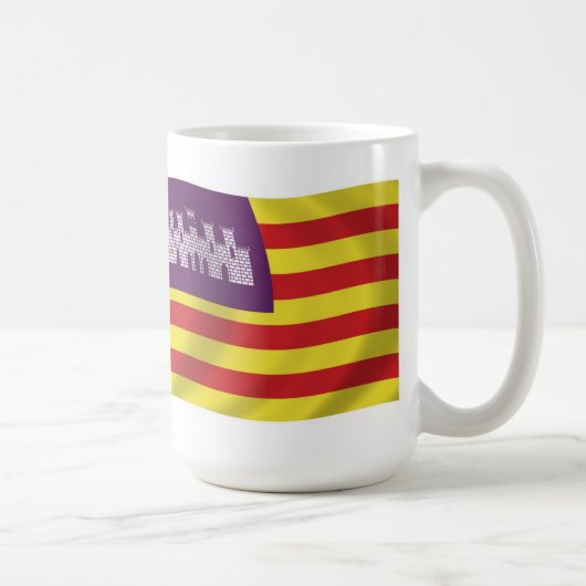 Tasse der Flagge der Balearen (Rechts)