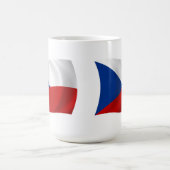 Tasse der Flagge der Tschechischen Republik (Mittel)