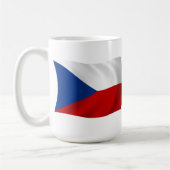 Tasse der Flagge der Tschechischen Republik (Links)
