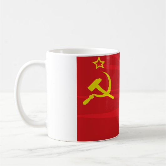 Tasse der Flagge der UdSSR (Links)