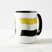 Tasse der Flagge Garifuna (VorderseiteRechts)