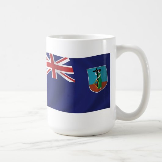 Tasse der Flagge Montserrat (Rechts)